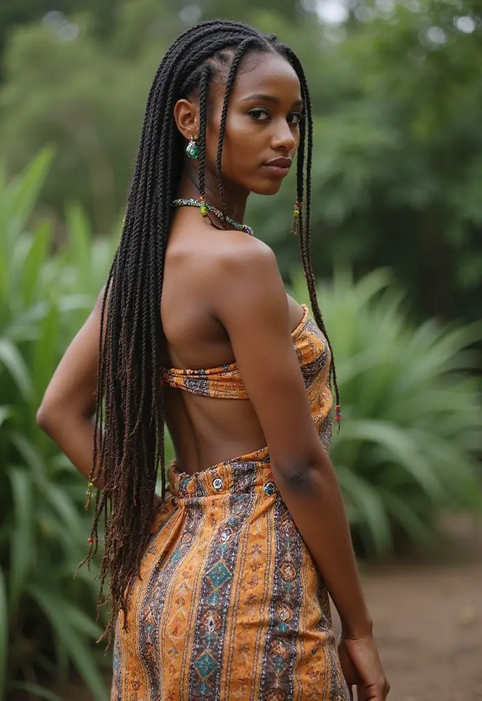 29 Hair Styles Braids That Are Trending Now - 9. Tribal Braids