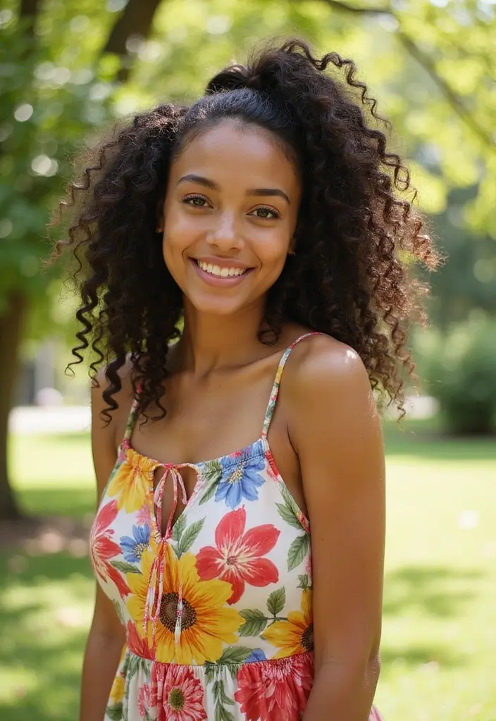 29 Hair Styles Natural to Celebrate Your Roots - 19. Curly Ponytail