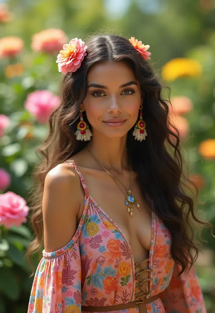 29 Hair Styles Natural to Celebrate Your Roots - 29. Curls with Accessories