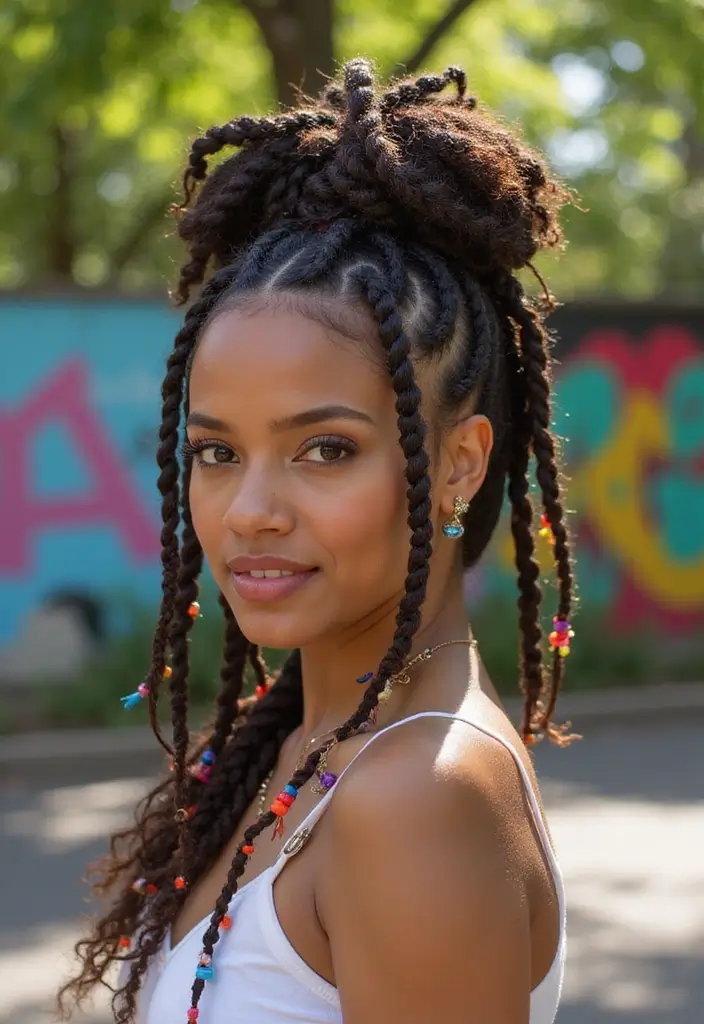 29 Hair Styles Natural to Celebrate Your Roots - 4. Braiding Styles