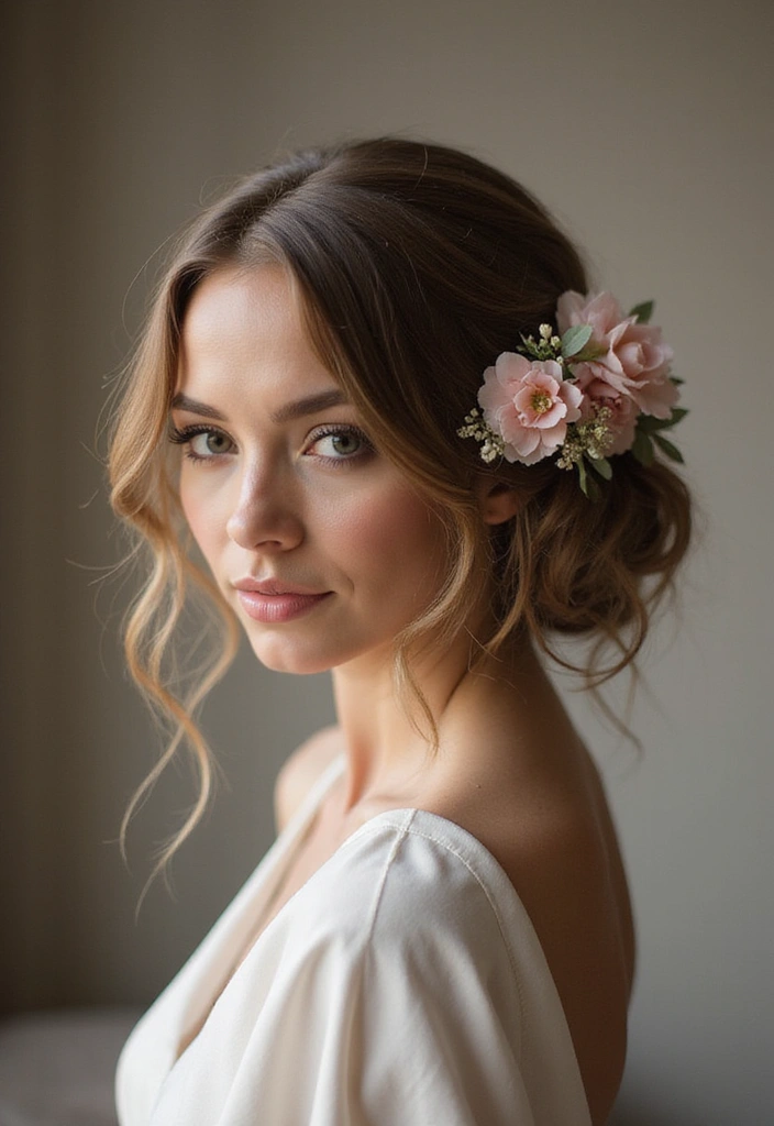 29 Hair Styles for Medium Hair That Are Trendy - 11. Twisted Updo