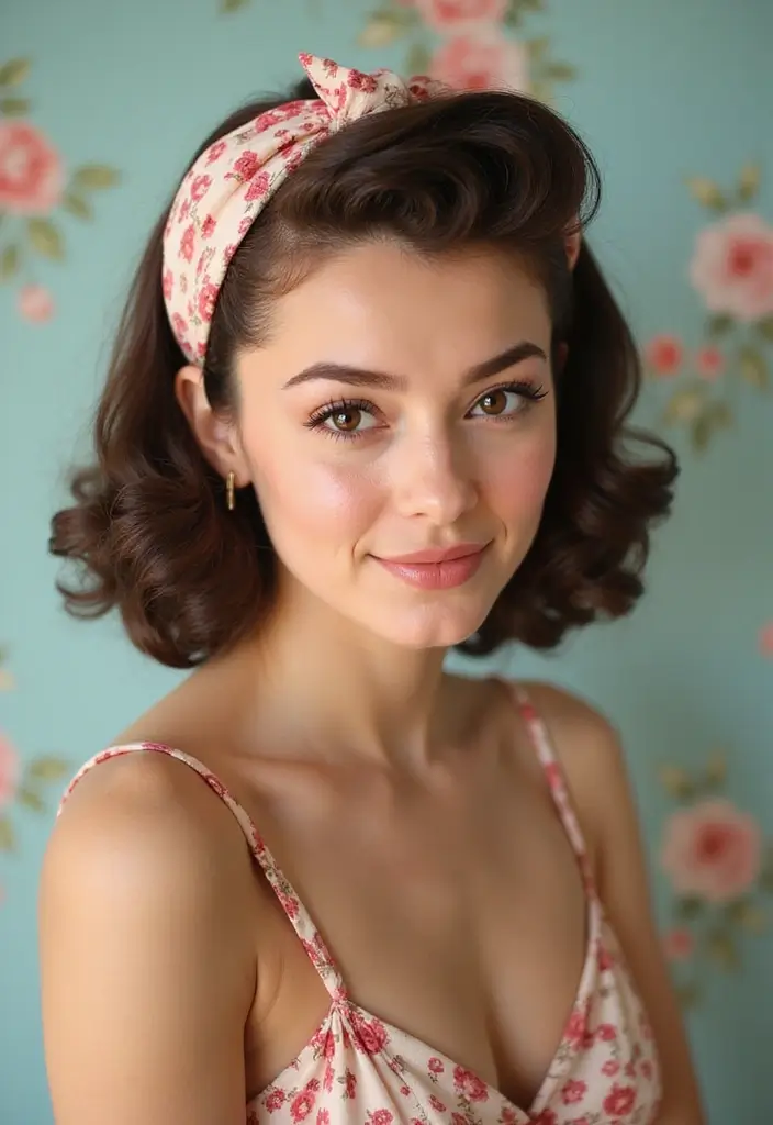 29 Hair Styles for Medium Hair That Are Trendy - 17. The Pin-Up Look