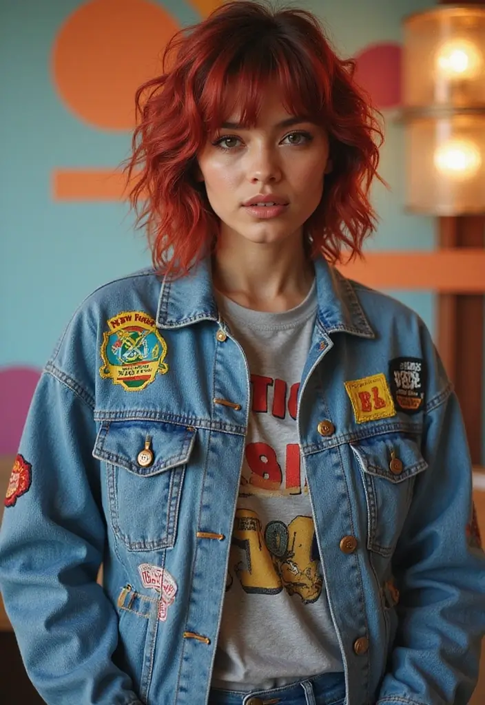 29 Hair Styles for Round Faces to Flatter Your Features - 9. The 90s Shag Cut