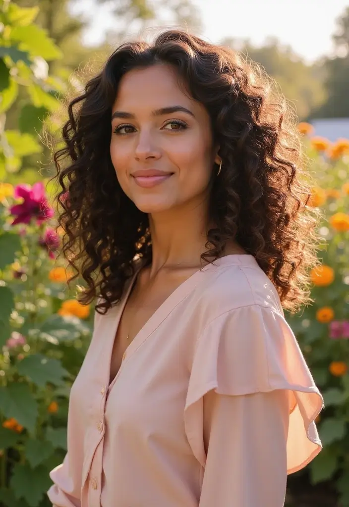 29 Haircut Ideas for Thin Hair to Boost Confidence - 15. Soft Curls