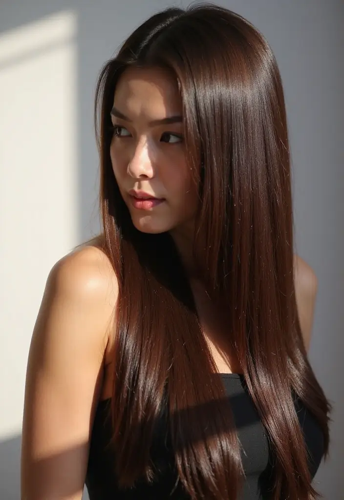 29 Haircut Ideas for Thin Hair to Boost Confidence - 26. Glossy Finish
