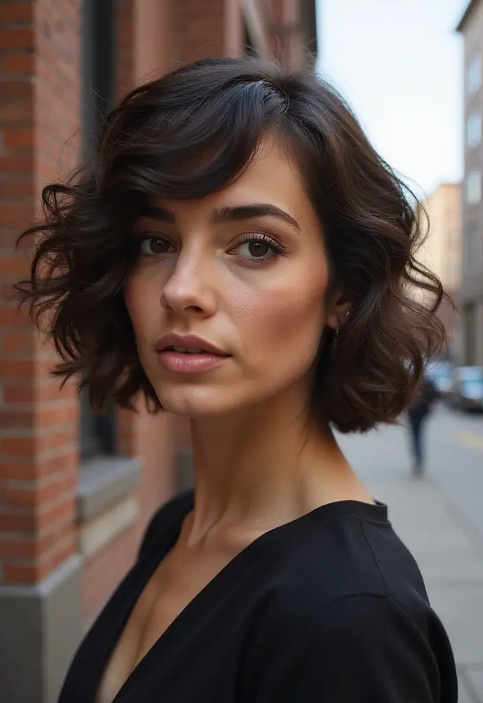 29 Haircut Short Hair Trends to Follow - 17. Curly French Bob