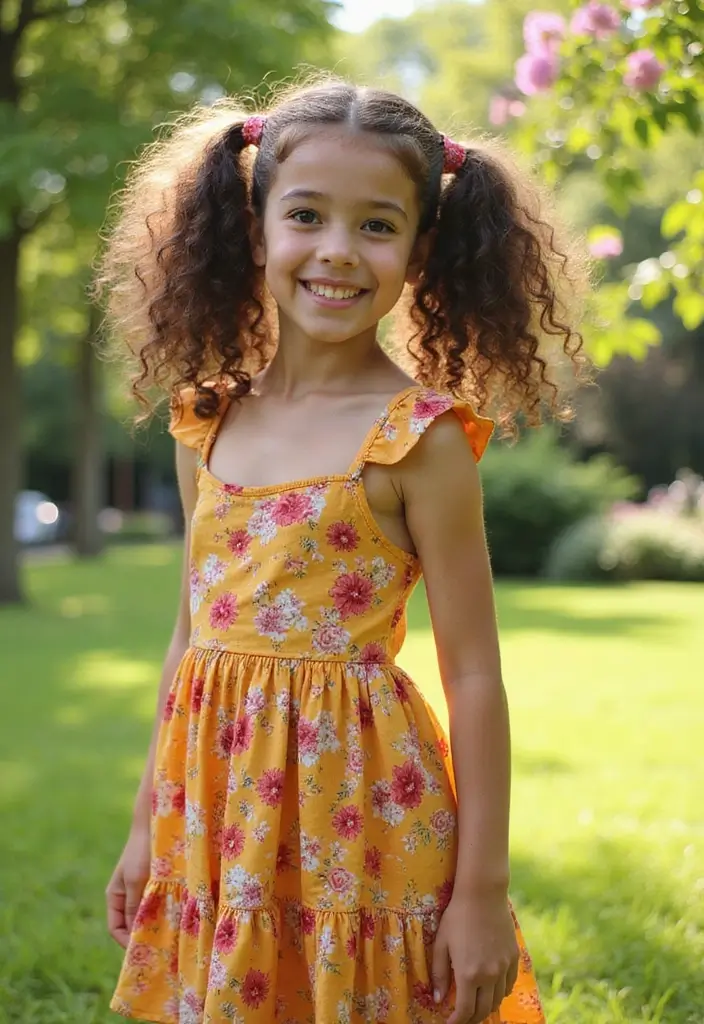 29 Haircut Short Hair Trends to Follow - 25. Curly Pigtails