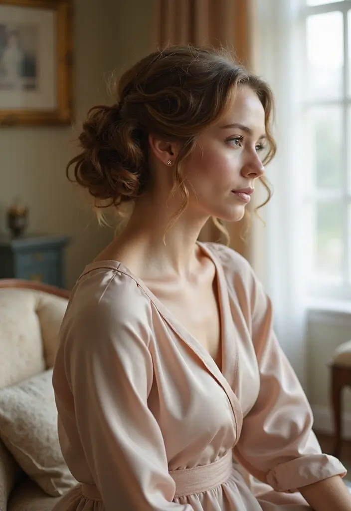 29 Haircut Short Hair Trends to Follow - 28. Curly Layered Bun