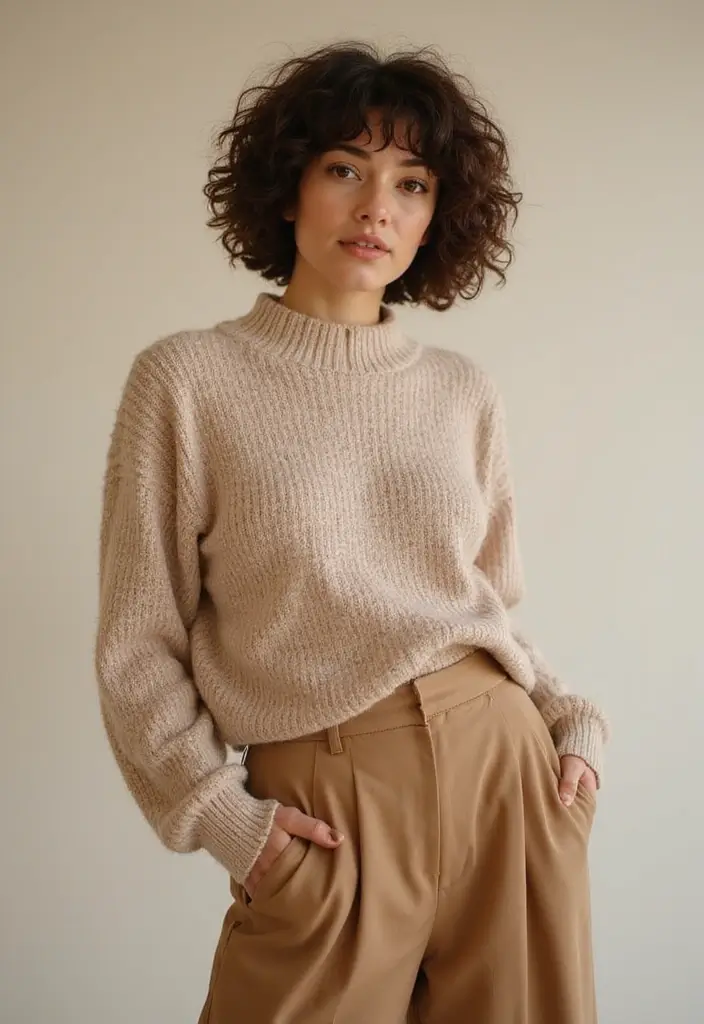 29 Haircut Short Hair Trends to Follow - 6. Curly Bangs