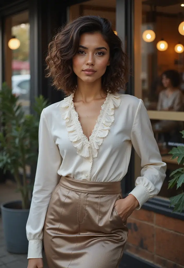 29 Haircut Short Hair Trends to Follow - 7. Curly A-Line Bob