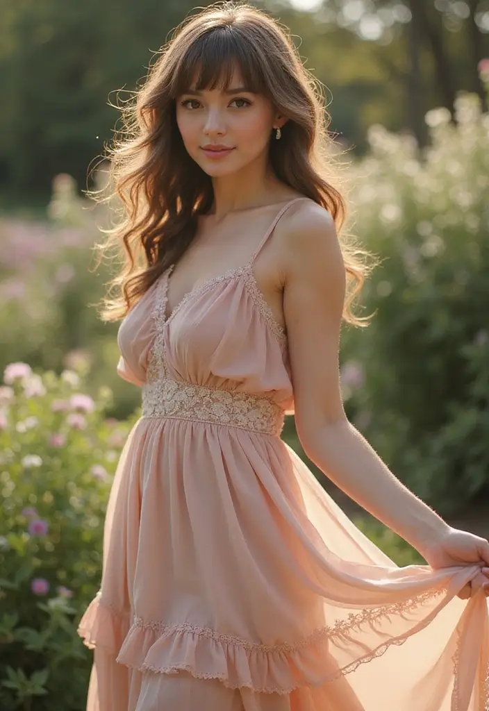 29 Hairstyles with Bangs That Frame Your Face Perfectly - 13. Side-Swept Curly Bangs