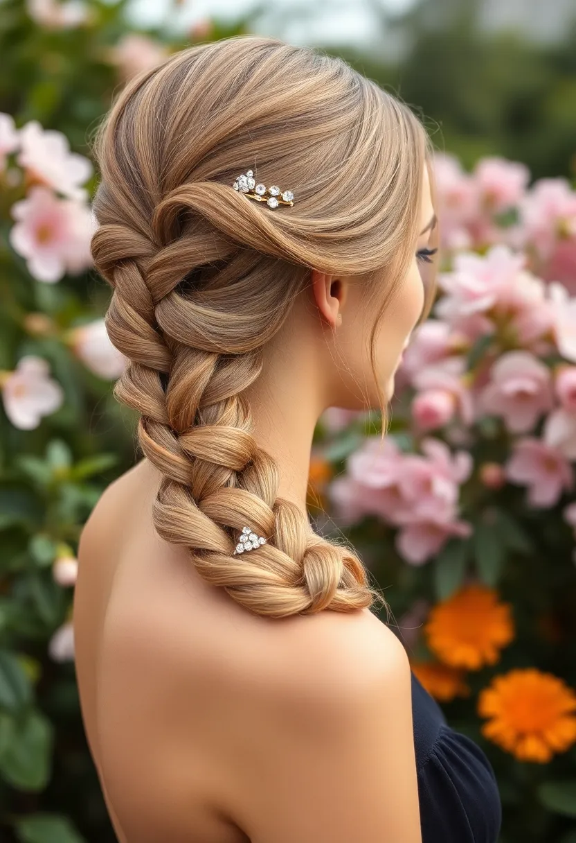 29 Must-Try Hairstyles with Clips for a Quick Glam - 6. Sleek Fishtail Braid