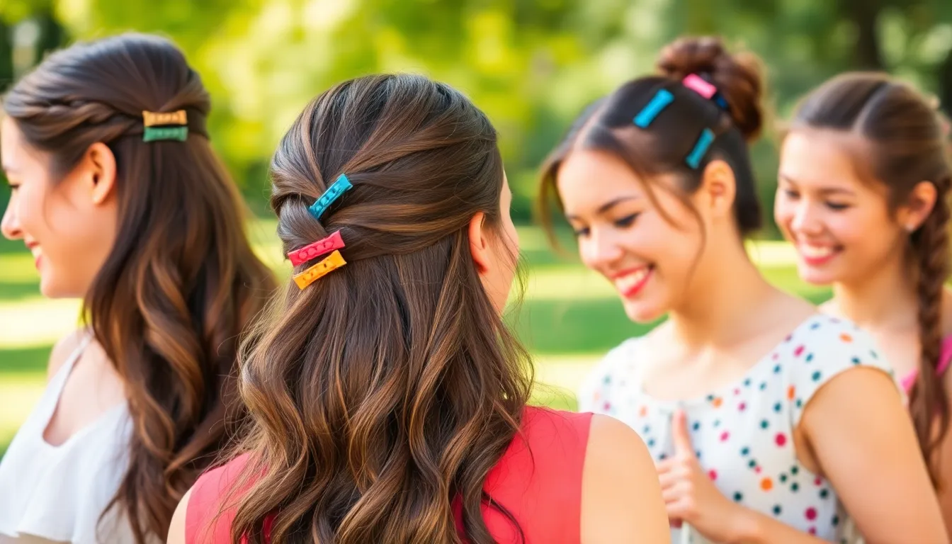 29 Must-Try Hairstyles with Clips for a Quick Glam