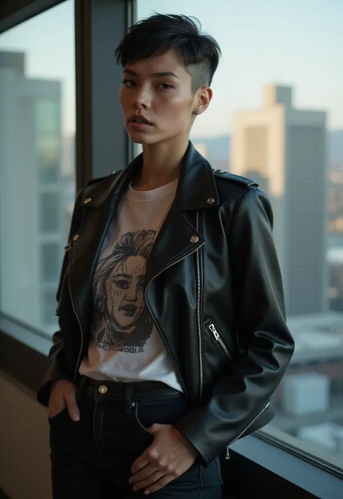 29 Pixie Haircut Styles That Are Bold and Beautiful - 22. Pixie with Shaved Designs