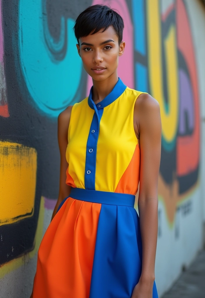 29 Pixie Haircut Styles That Are Bold and Beautiful - 28. Pixie with a Bold Color Block