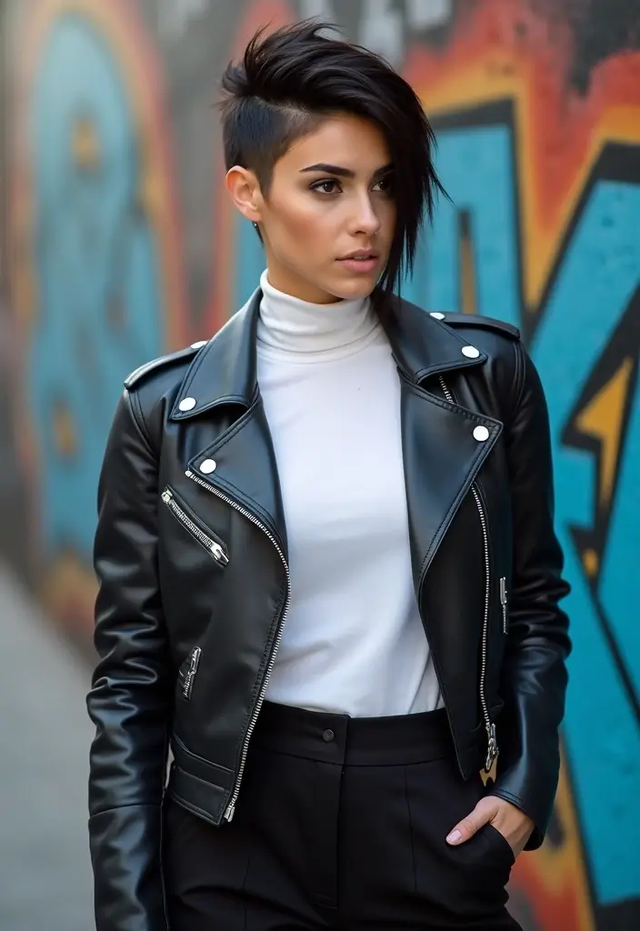 29 Pixie Haircut Styles That Are Bold and Beautiful - 3. Edgy Asymmetrical Pixie