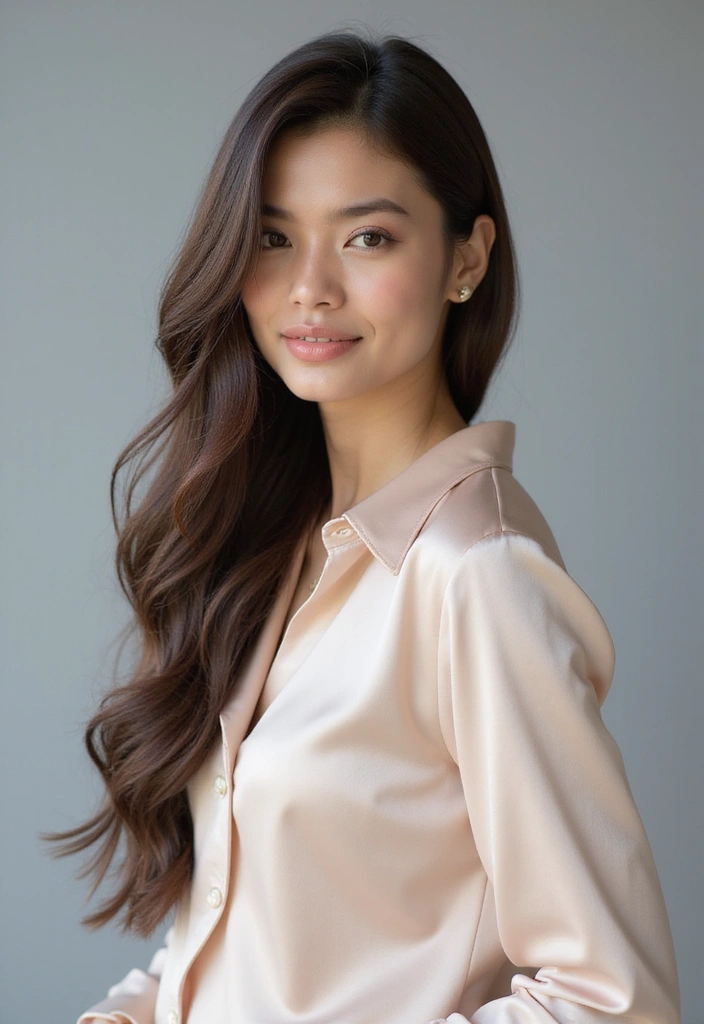29 Sleek and Modern Straight Hairstyles for the Professional Setting - 13. Straight Hair with a Deep Side Part