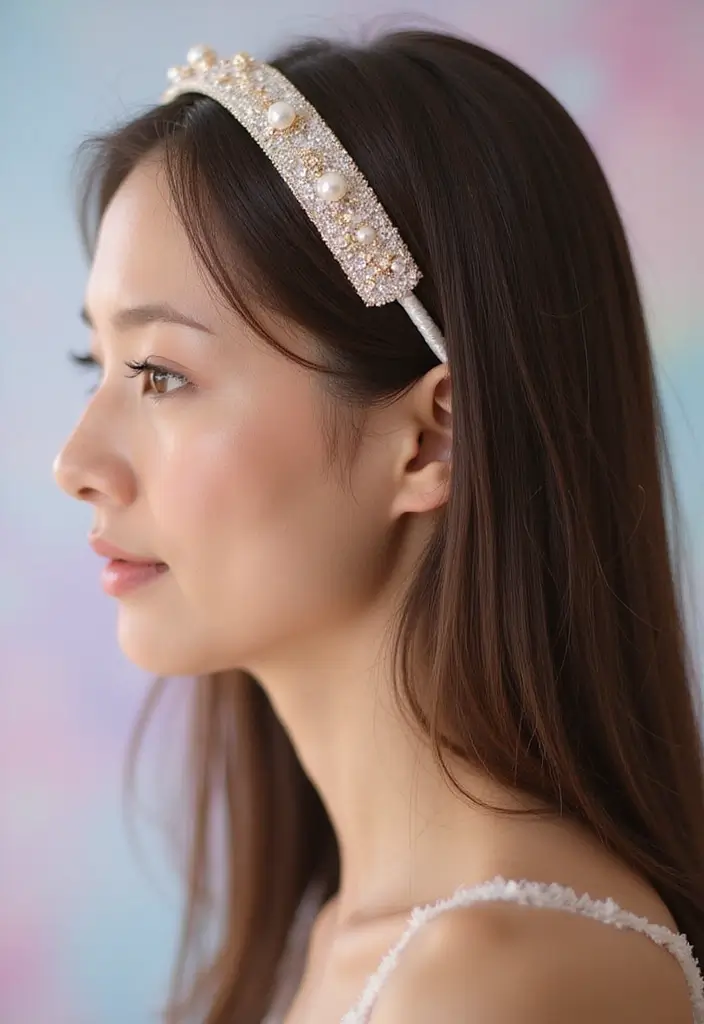 29 Sleek and Modern Straight Hairstyles for the Professional Setting - 16. Straight Hair with a Chic Headband
