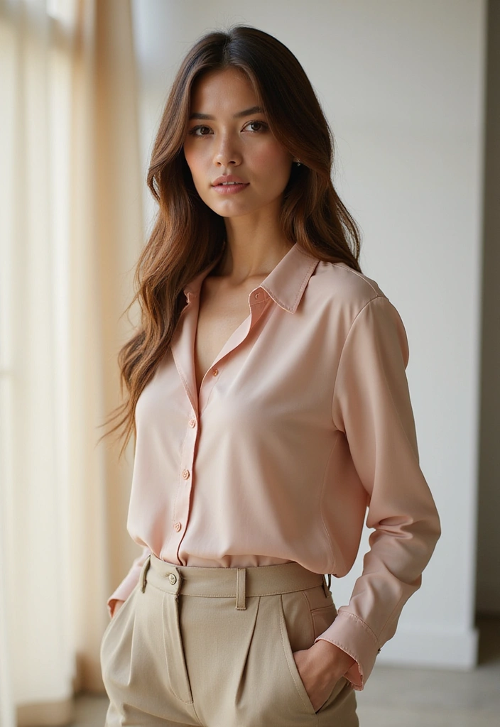 29 Sleek and Modern Straight Hairstyles for the Professional Setting - 2. Long Straight Layers