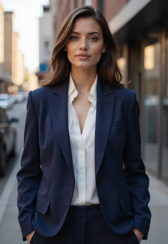 29 Sleek and Modern Straight Hairstyles for the Professional Setting - 27. Straight Hair with a Professional Flip