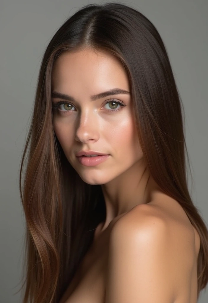 29 Sleek and Modern Straight Hairstyles for the Professional Setting - 4. Center Part Straight Hair