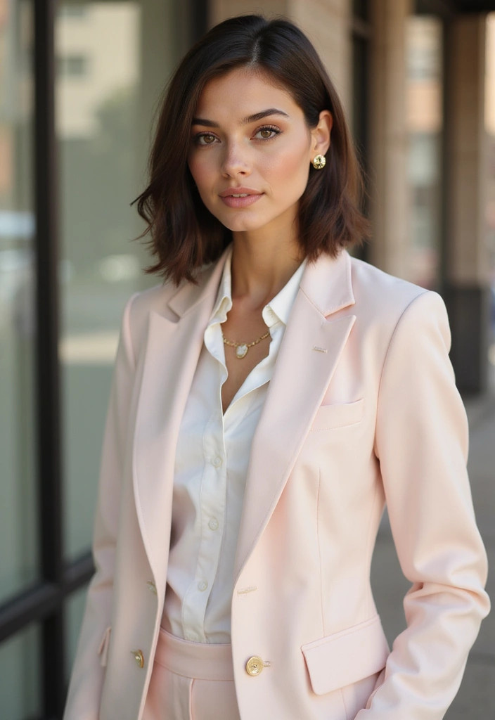 29 Sleek and Modern Straight Hairstyles for the Professional Setting - 8. Smooth Straight Lob