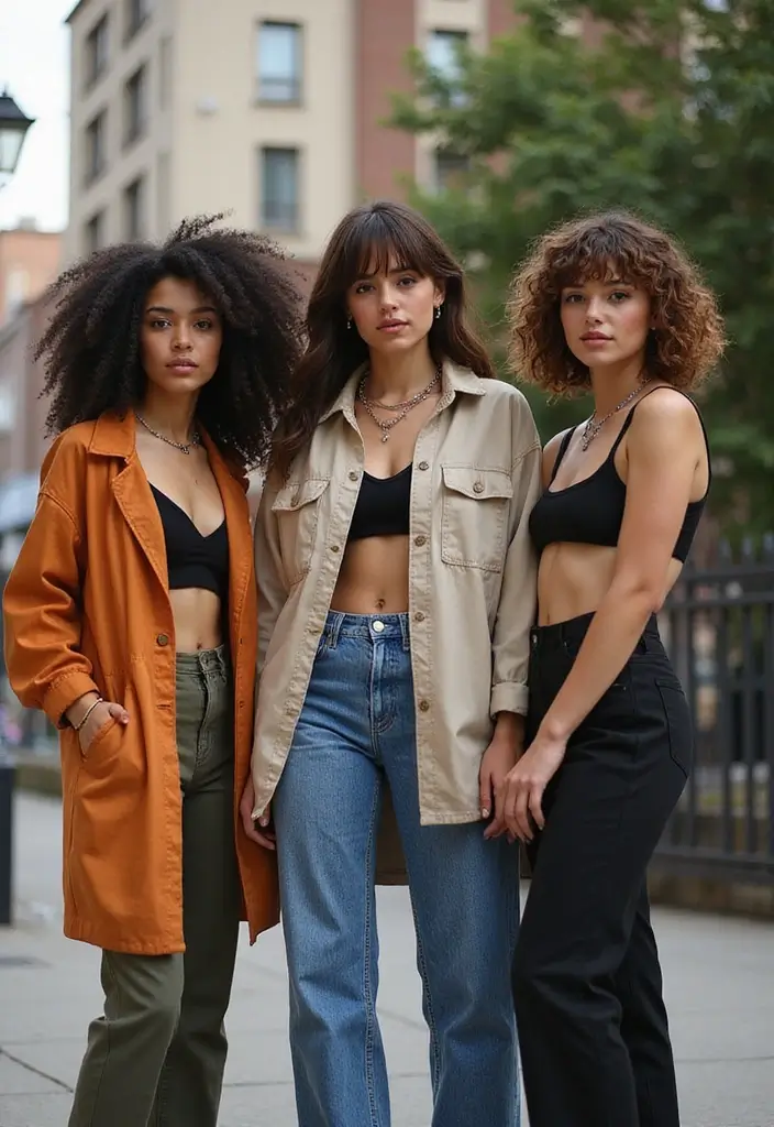 29 Wolf Cut with Curtain Bangs for a Bold Look - 26. Global Trends Inspiring the Wolf Cut