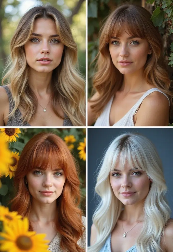 29 Wolf Cut with Curtain Bangs for a Bold Look - 27. Seasonal Adjustments for Your Cut