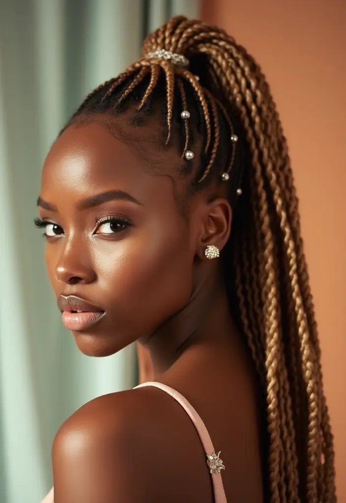 30 Braided Cornrow Hairstyles That Are Trending Now - 12. Twisted Cornrows