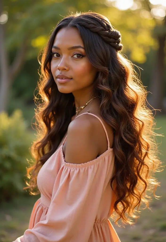 30 Braided Cornrow Hairstyles That Are Trending Now - 3. Half-Up, Half-Down Cornrow Styles