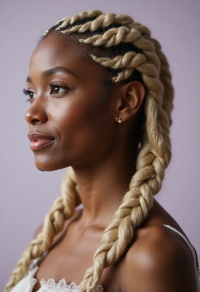 30 Braided Cornrow Hairstyles That Are Trending Now - 8. Curved Cornrow Designs
