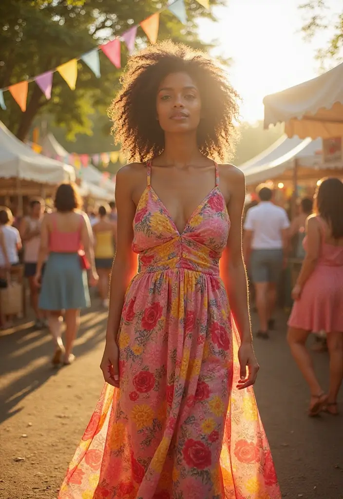 30 Effortless Hairstyles Down for Festivals - 21. Natural Curls with a Twist