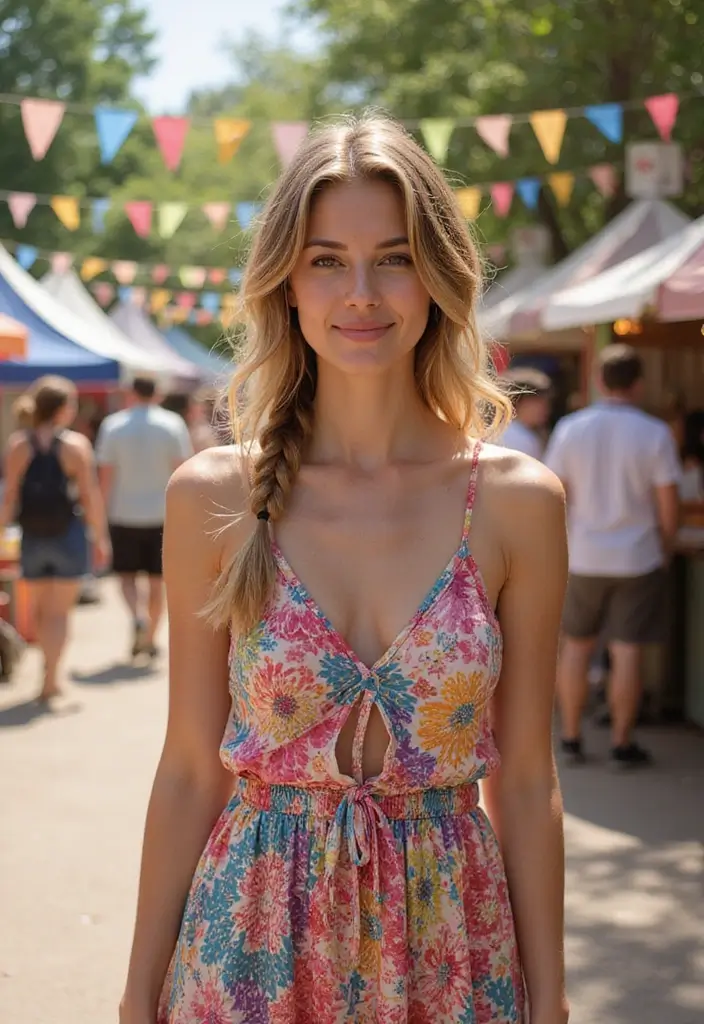 30 Effortless Hairstyles Down for Festivals - 30. Braid into a Ponytail