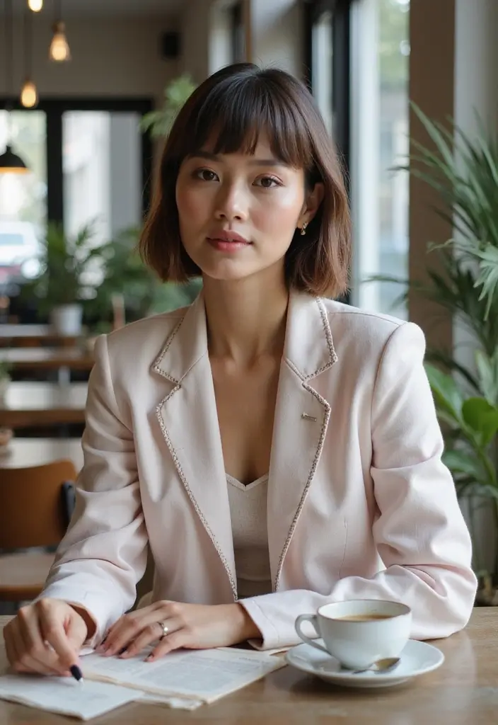 30 French Bob Haircut Styles That Are Chic - 12. Bold Bangs French Bob