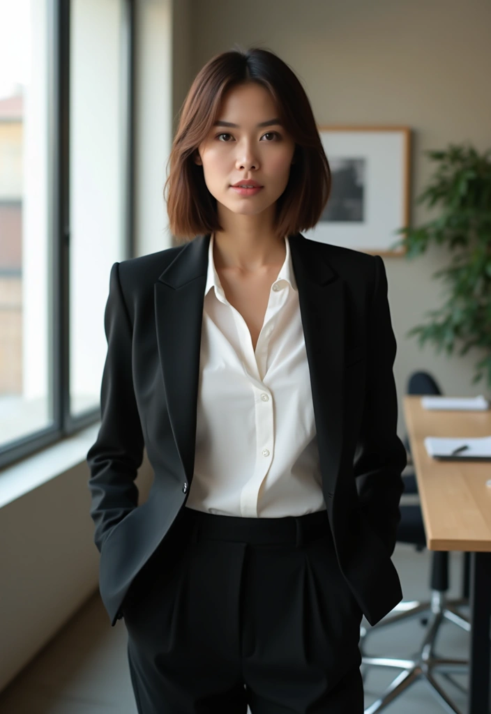 30 French Bob Haircut Styles That Are Chic - 23. Sleek Minimalist Bob