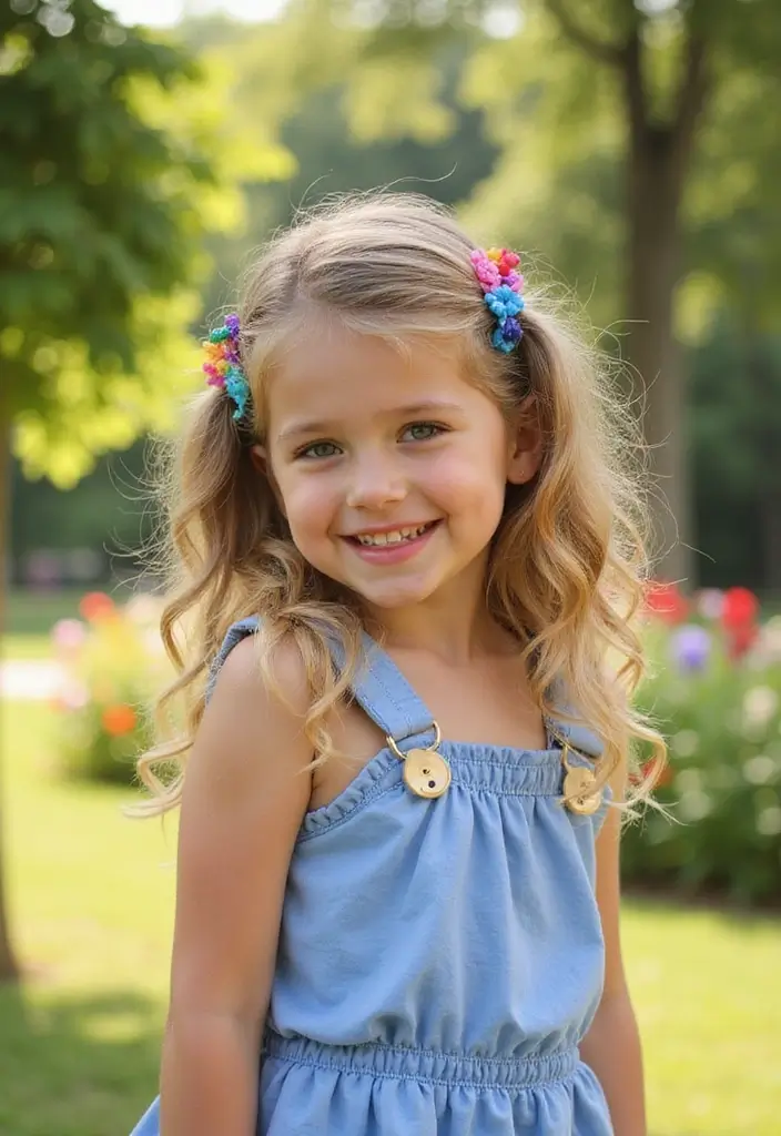 30 Fun Hairstyles for Kids That They’ll Love - 16. Flip and Clip