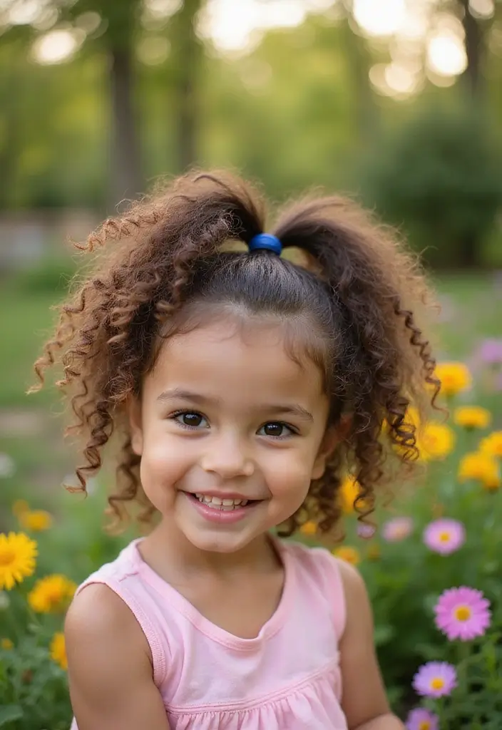 30 Fun Hairstyles for Kids That They’ll Love - 25. Textured Ponytail