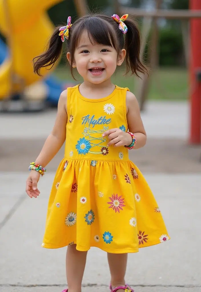 30 Fun Hairstyles for Kids That They’ll Love - 9. Playful Pigtails