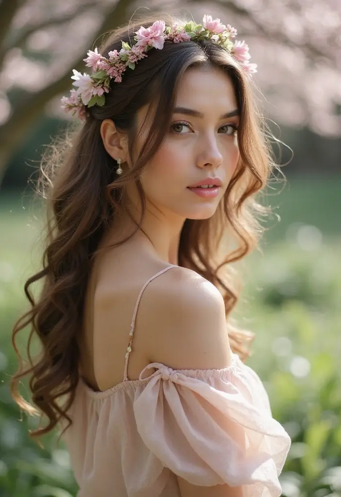 30 Hair Styles Curly Hairstyles That Shine - 25. Curly Crown Braid