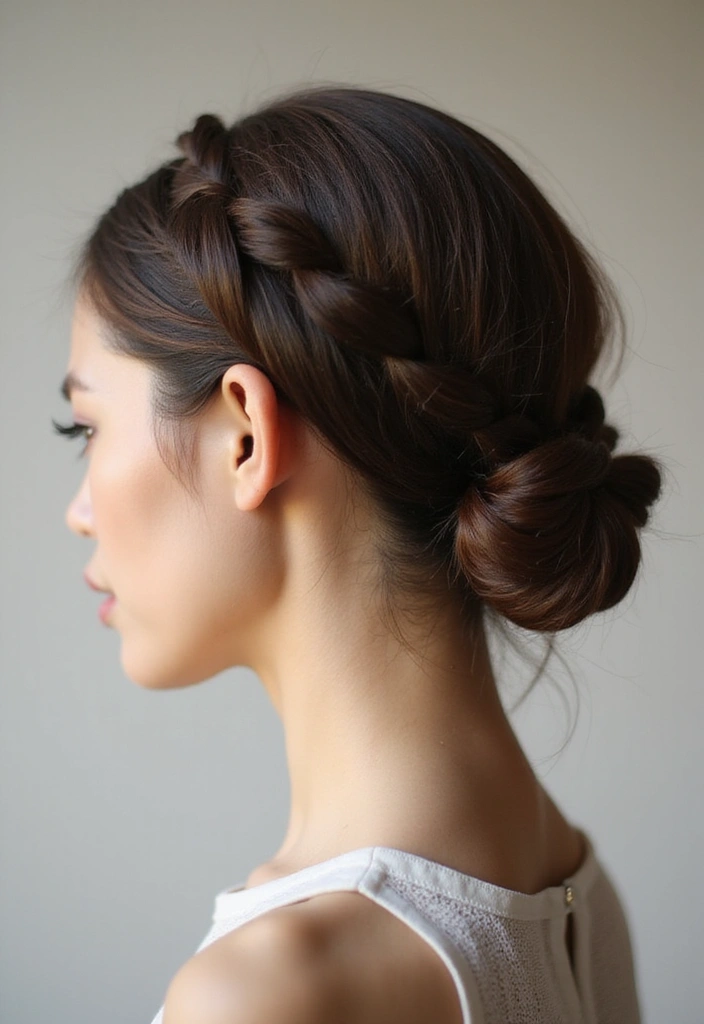 30 Hair Styles for Prom That Will Impress - 23. Geometric Bun