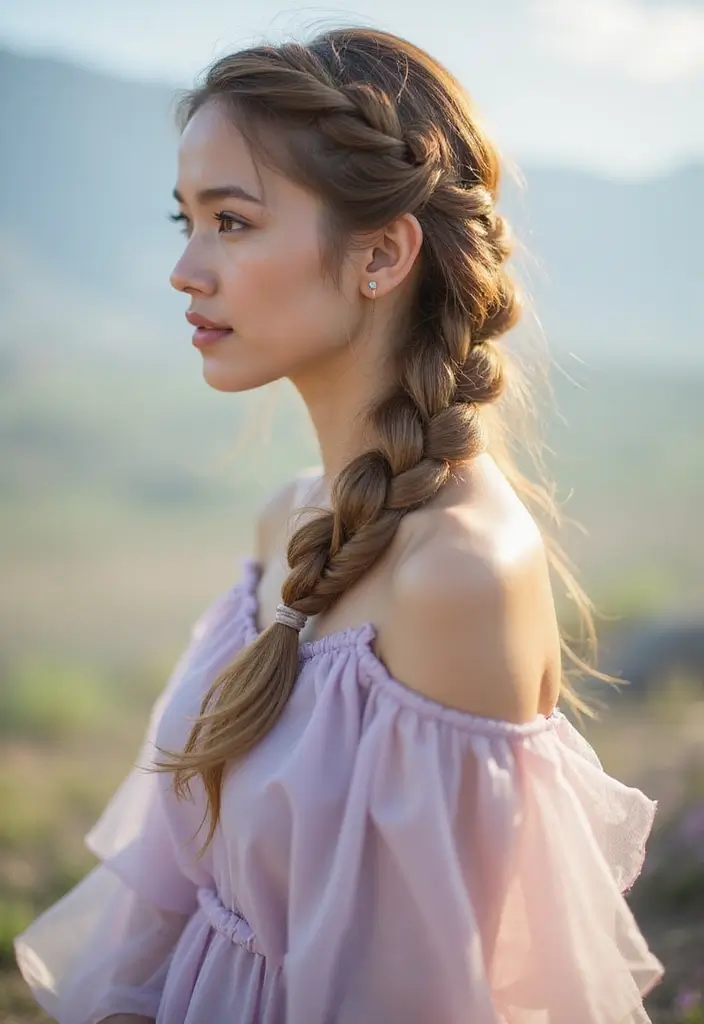 30 Hair Styles for Prom That Will Impress - 7. Twisted Halo Braid