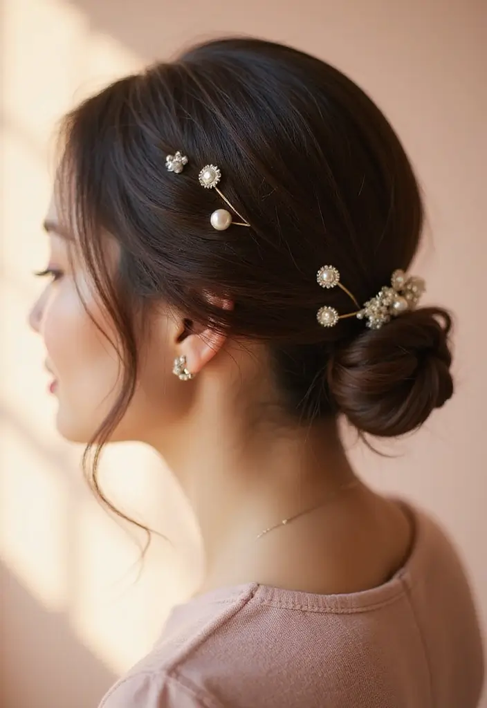 30 Hair Styles for Prom That Will Impress - 9. Low Twisted Bun