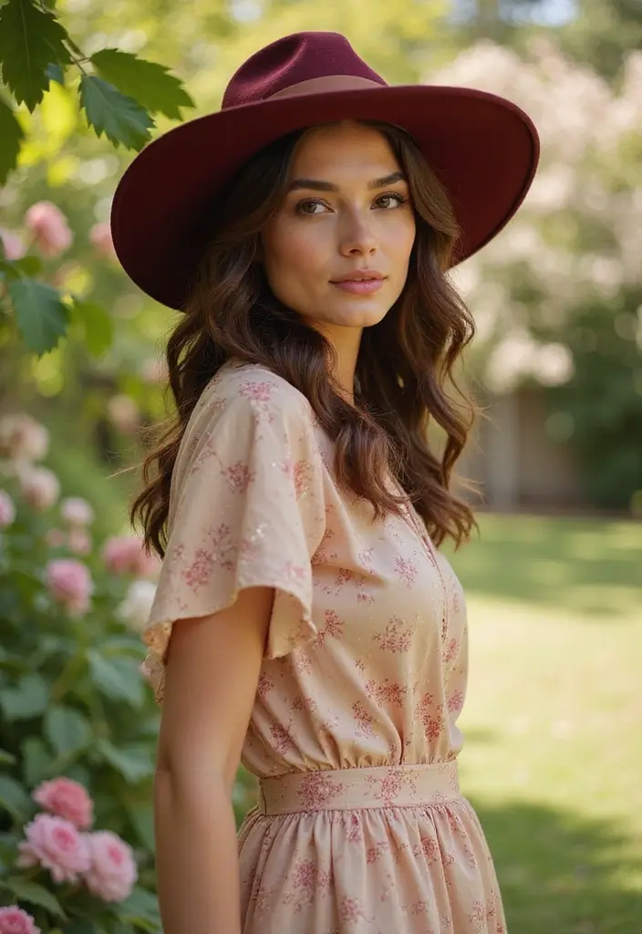 30 Hair Styles with Headbands That Add Flair - 15. Layered Curls with a Wide-Brimmed Headband