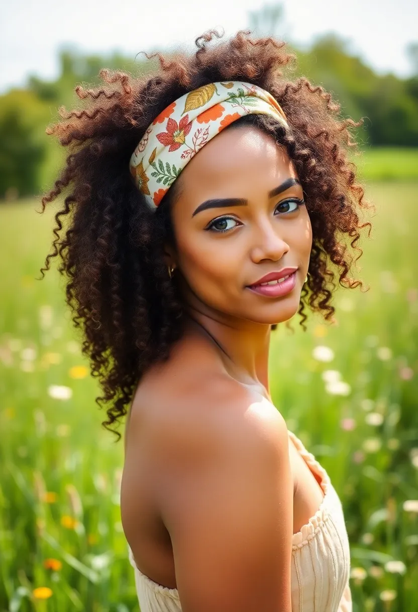 30 Hair Styles with Headbands That Add Flair - 28. Wild and Free with a Natural Headband