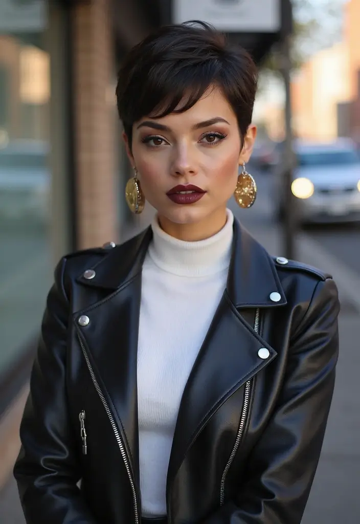 30 Haircut Inspo Short Styles for a Bold Change - 14. Pixie with Sideburns