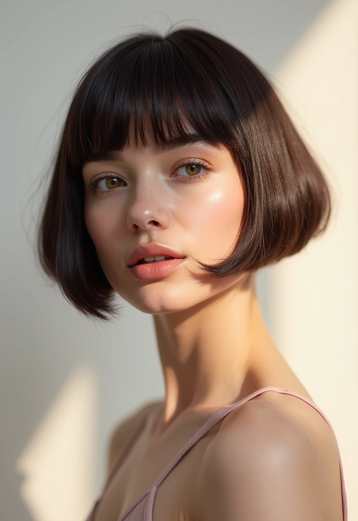 30 Haircut Inspo Short Styles for a Bold Change - 24. Classic Bowl Cut