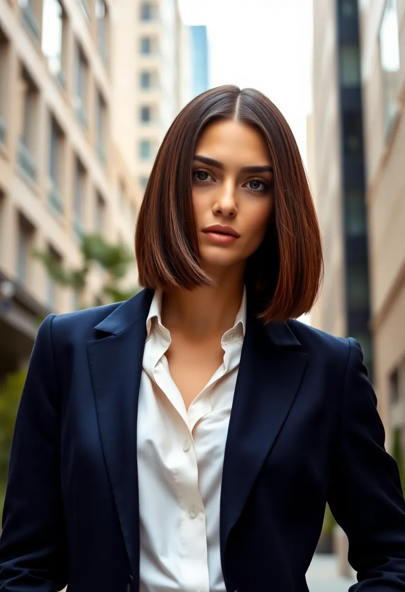 30 Haircut Straight Hair Looks for a Sleek Finish - 12. Polished Straight Bob