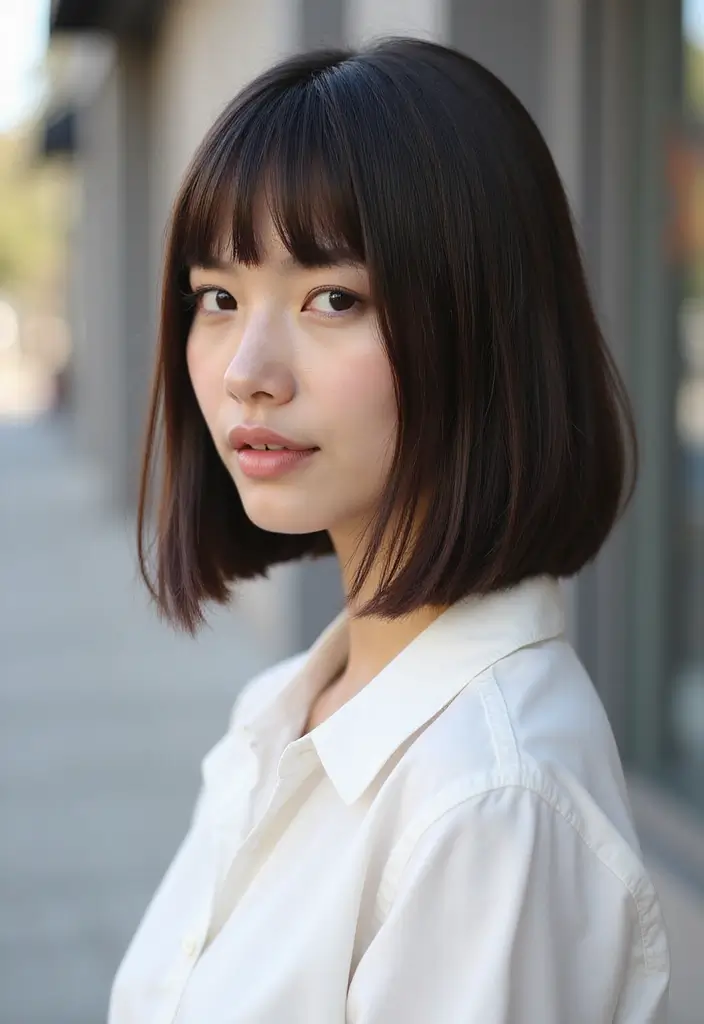 30 Haircut Straight Hair Looks for a Sleek Finish - 2. Blunt Cut