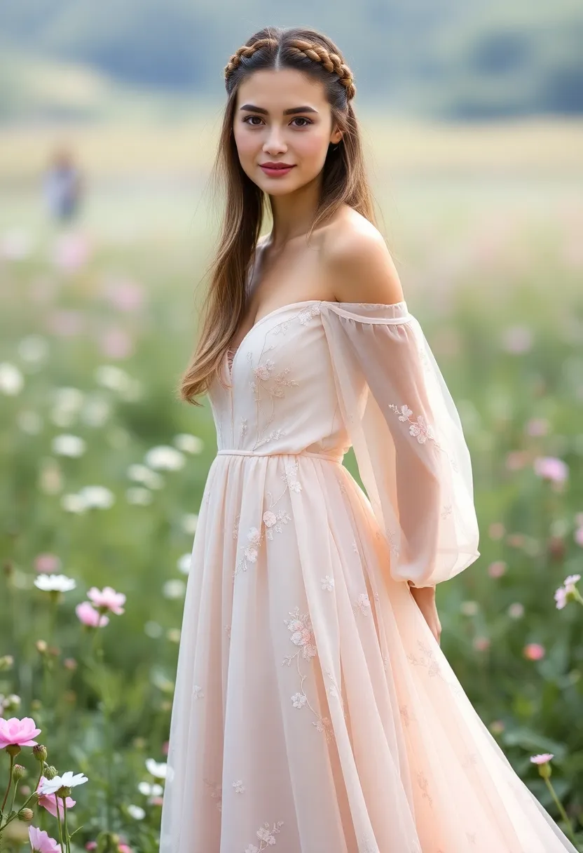 30 Haircut Straight Hair Looks for a Sleek Finish - 26. Half-Braided Crown