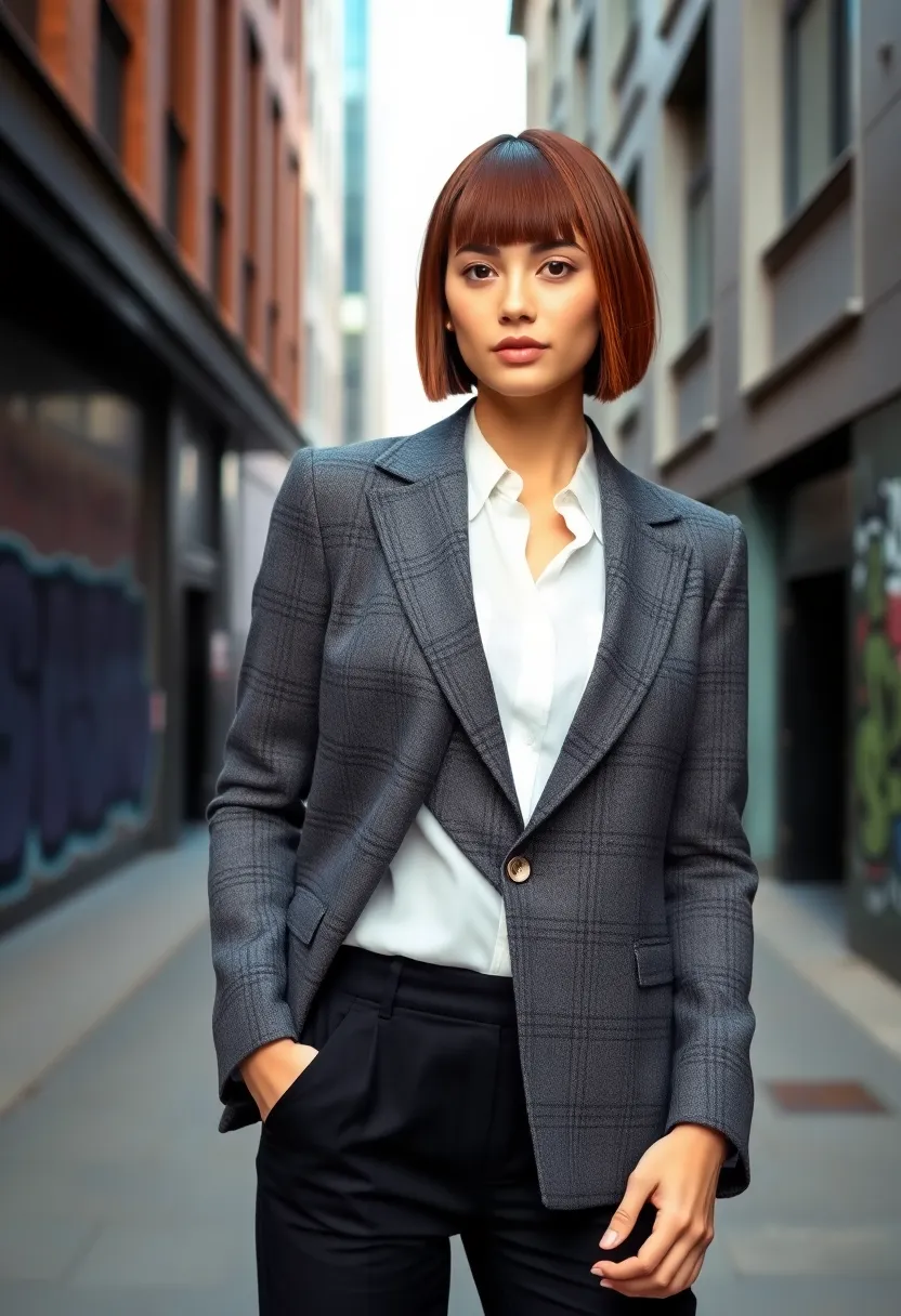30 Haircut Straight Hair Looks for a Sleek Finish - 8. Sharp Angled Bob